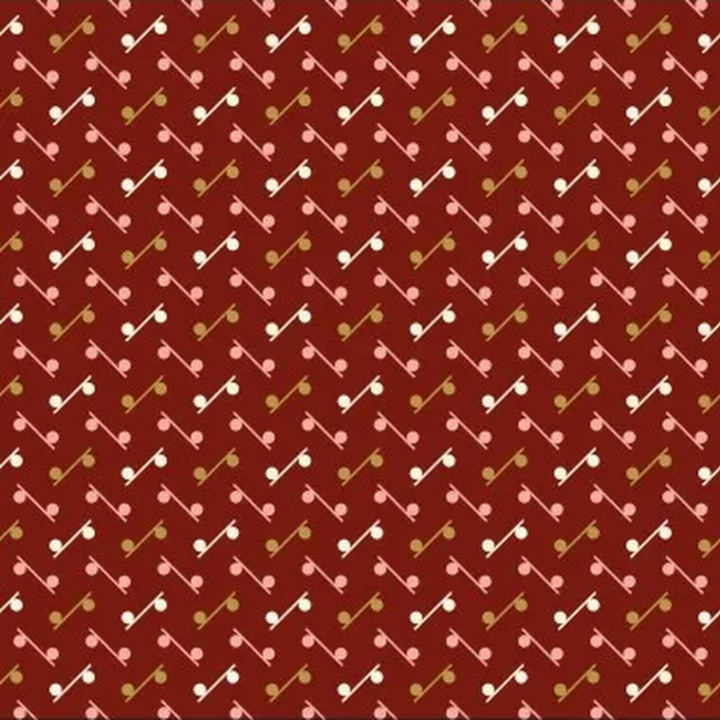 tessuto_rosso-mirtillo_con_pallini_e_linee